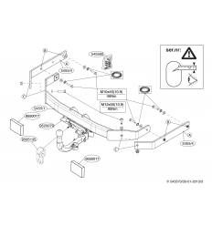 Фаркоп на Audi A6 545500