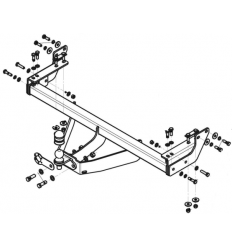 Фаркоп на Toyota Hilux 92507-FE