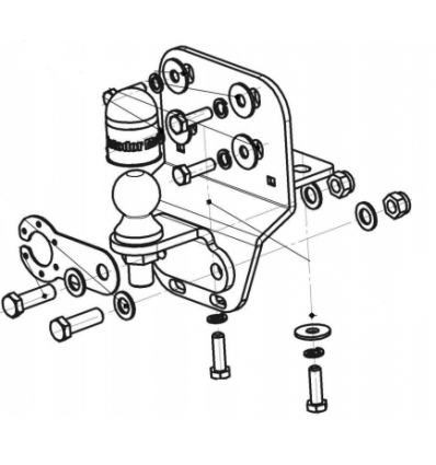 Фаркоп на Toyota Land Cruiser Prado 92513-FE