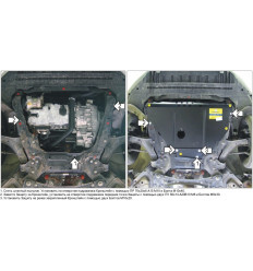 Защита картера и КПП Ford Mondeo 00737