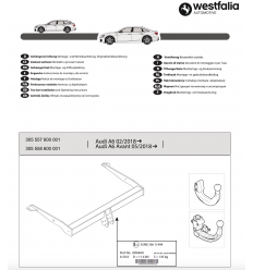 Фаркоп на Audi A6 305558600001