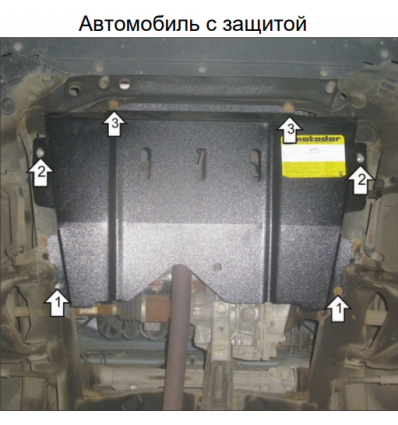 Защита картера и КПП Renault Logan 71706