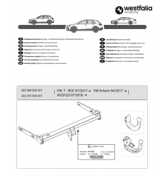 Фаркоп на Audi Q3 322070600001