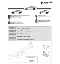 Фаркоп на Volvo V60 320174600001