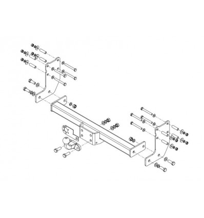 Фаркоп на Ford Transit FD35