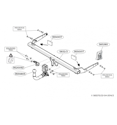 Фаркоп на Audi A3 583200