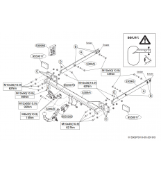 Фаркоп на Mercedes E 530900