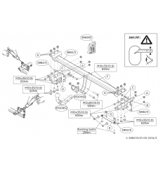 Фаркоп на Mercedes C 588200