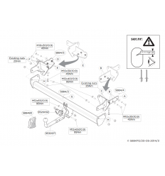 Фаркоп на Jeep Cherokee 588400