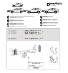 Фаркоп на BMW X3 303496900113