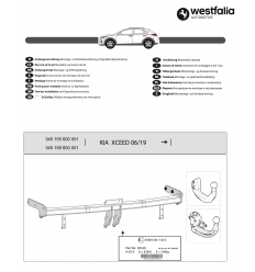 Фаркоп на Kia XCeed 345156600001