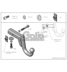 Шар вставка Galia для Hummer H2/H3/Cadillac Escalade H066A