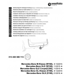 Штатная электрика к фаркопу на Mercedes M/GL/GLE/GLS 313430300113