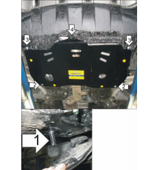 Защита двигателя и КПП для Nissan Murano 01439
