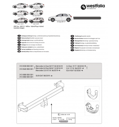 Фаркоп на Mercedes GLB-Class 313689600001