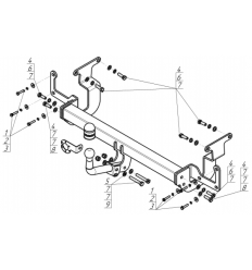 Фаркоп на Citroen SpaceTourer 91602-A