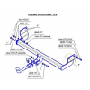 Фаркоп на Mitsubishi Pajero Pinin 