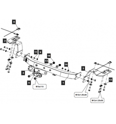 Фаркоп на Lexus LX 249456