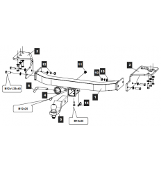 Фаркоп на Toyota Fortuner 24903938