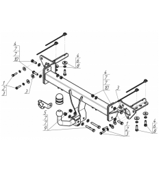 Фаркоп на Subaru Forester 92202-A