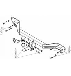 Фаркоп на Toyota Prius 92519-A