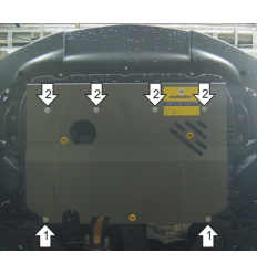 Защита картера и КПП Suzuki SX4 00619