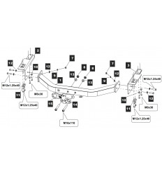 Фаркоп на Lexus GX 460 24260208E