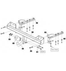 Фаркоп на Subaru Outback 22193412