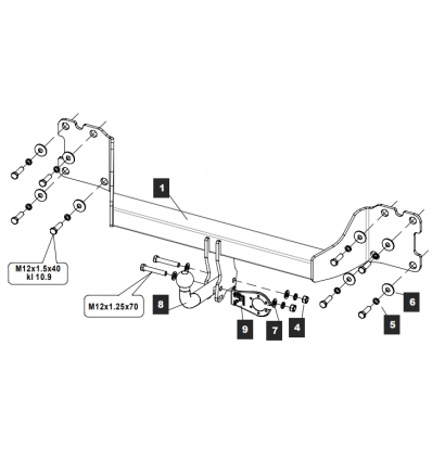 Фаркоп на Audi Q7 269064