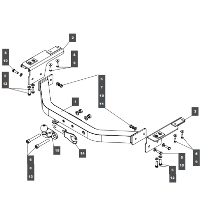 Фаркоп на Toyota Land Cruiser Prado 150 249465