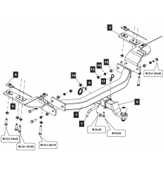 Фаркоп на Lexus LX570 249452