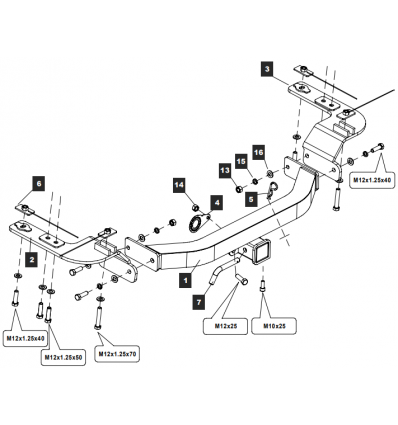 Фаркоп на Lexus LX570 249454