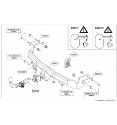 Фаркоп на Jeep Compass 538300