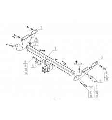 Фаркоп на Mazda CX5 MZ01B