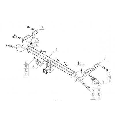 Фаркоп на Mazda CX5 MZ01B