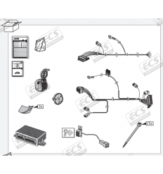 Штатная электрика к фаркопу на Volvo XC90 VL010BL