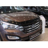 Дефлектор капота (отбойник) на Hyundai Santa Fe  SHYSAN1212