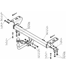 Фаркоп на Haval Jolion 93107-A