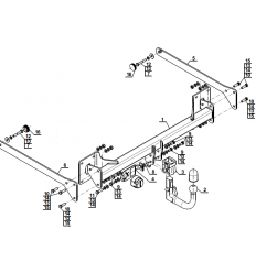 Фаркоп на Audi A8 A-105