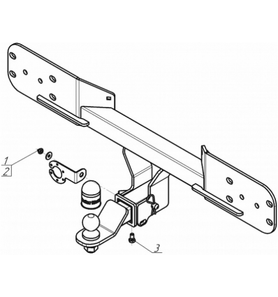 Фаркоп на Land Rover Defender 93202-E