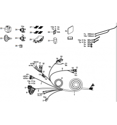 Штатная электрика к фаркопу на Volkswagen Transporter/Caravelle/Multivan 321454300107