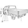 Штатная электрика к фаркопу на Volkswagen Transporter/Caravelle/Multivan 321454300107