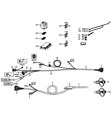 Штатная электрика к фаркопу на Audi A6 305385300113