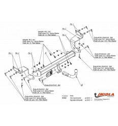 Фаркоп на Kia Ceed K/044e