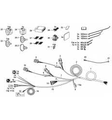 Штатная электрика к фаркопу на Hyundai Tucson 346149300113