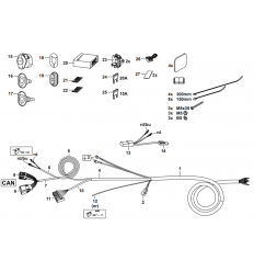 Штатная электрика к фаркопу на Citroen Jumpy 304157300113