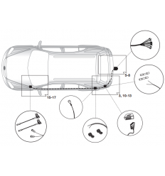 Штатная электрика к фаркопу на Kia Sorento Prime 26100553