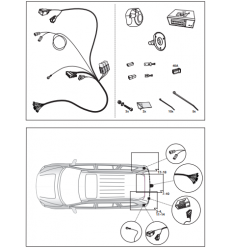 Штатная электрика к фаркопу на Volvo S60/S80/V60/V70/XC60/XC70 21260519