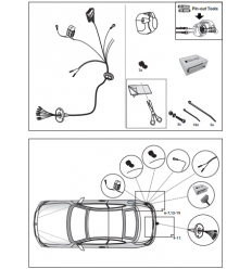 Штатная электрика к фаркопу на BMW 3-Series/4-Series 12020526