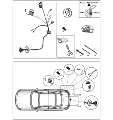 Штатная электрика к фаркопу на BMW 3-Series/4-Series 21020526